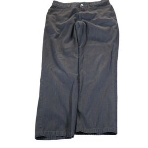 Versace Jeans Couture Pants Mens 33 Black Straight Leg Sport Italy Medusa Button